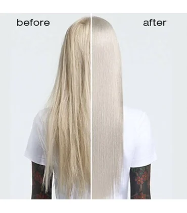 Action of Shu Uemura Yūbi Blonde Anti-Brass Purple Shampoo