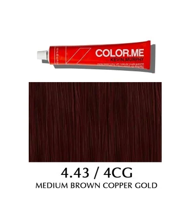 Hair Dye Color.me By Kevin Murphy 4.43/4CG Medium Brown Copper Gold