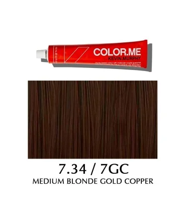 Hair Dye Color.me By Kevin Murphy 7.34/7GC Medium Blond Gold Copper