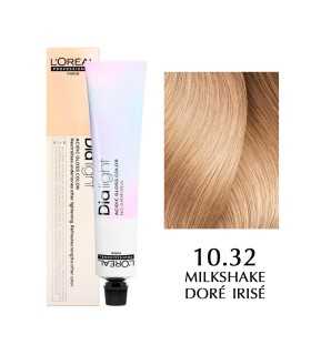 L'Oreal Professionnel Dia Light Haarfärbemittel, Farbe: 10.32 - Milkshake Light Gold-Perlglanz