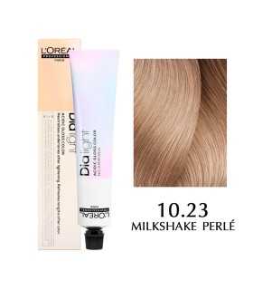 L'Oreal Professionnel Dia Light Haarfärbemittel, Farbe: 10.23 - Milkshake Light Perlglanz Gold