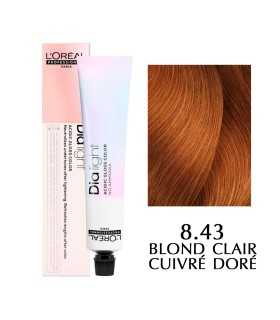 L'Oreal Professionnel Dia Light Hair Dye, Color: 8.43 - Light Blonde Copper-Golden.
