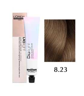 L'Oreal Professionnel Dia Light Hair Dye, Color: 8.23 - light blonde pearlescent golden.