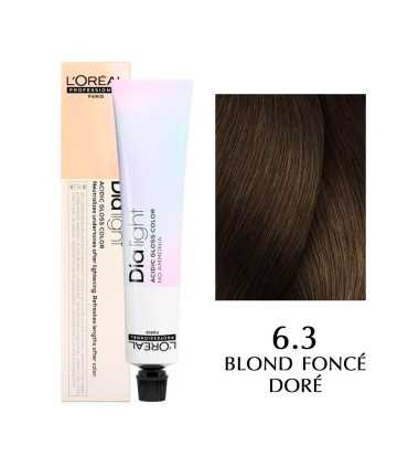 Tinte L'Oreal Professionnel Dia Light, Color: 6.3 - rubio oscuro dorado.