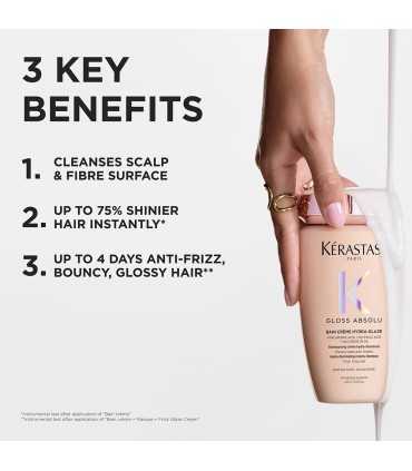 Kerastase Gloss Absolu Bain Crème Hydra-Glaze Shampooing